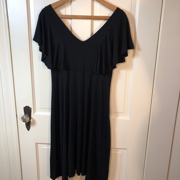 Lux/Urban Outfitters Flutter Sleeve Dress Sz M - Picture 11 of 11